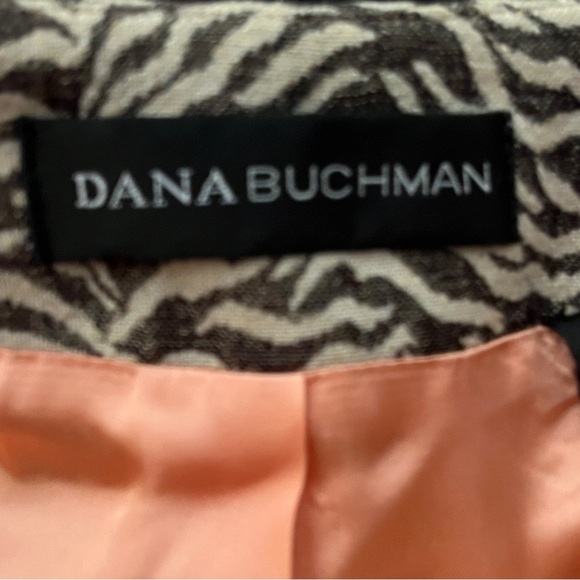 Dana Buchman Zebra Print Cropped Blazer Sz 10 - Picture 6 of 13